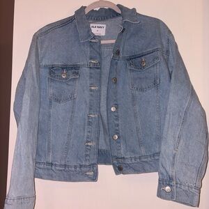 Old Navy Medium Blue Denim Jean Jacket